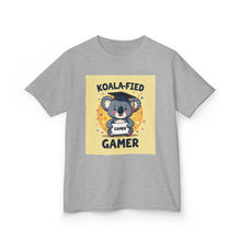 Load image into Gallery viewer, Kids Gamer Tee - Koala-Fied Gamer Shirt, Fun T-Shirt for Gaming Kids, Birthday Gift, Playtime Apparel, Cute Kids Clothes