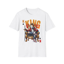 Load image into Gallery viewer, Regal Dog Graphic Tee, King of Dogs T-Shirt, Fun Pet Lover Gift, Animal Lover Apparel, Unique Animal Art Shirt, Casual Comfort Tee