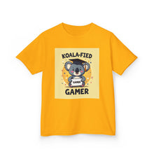 Load image into Gallery viewer, Kids Gamer Tee - Koala-Fied Gamer Shirt, Fun T-Shirt for Gaming Kids, Birthday Gift, Playtime Apparel, Cute Kids Clothes