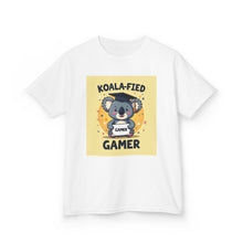 Load image into Gallery viewer, Kids Gamer Tee - Koala-Fied Gamer Shirt, Fun T-Shirt for Gaming Kids, Birthday Gift, Playtime Apparel, Cute Kids Clothes