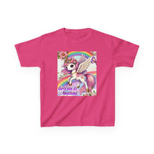 Load image into Gallery viewer, Magical Unicorn Kids Tee: Girls Can Do Anything Rainbow Shirt