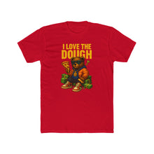 Load image into Gallery viewer, I Love the Dough Bear Unisex Cotton Crew Tee, Funny Graphic Tee, Foodie Shirt, Casual Wear, Gift for Him or Her
