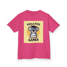 Load image into Gallery viewer, Kids Gamer Tee - Koala-Fied Gamer Shirt, Fun T-Shirt for Gaming Kids, Birthday Gift, Playtime Apparel, Cute Kids Clothes
