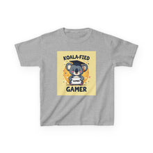 Load image into Gallery viewer, Kids Gamer Tee - Koala-Fied Gamer Shirt, Fun T-Shirt for Gaming Kids, Birthday Gift, Playtime Apparel, Cute Kids Clothes
