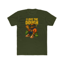 Load image into Gallery viewer, I Love the Dough Bear Unisex Cotton Crew Tee, Funny Graphic Tee, Foodie Shirt, Casual Wear, Gift for Him or Her
