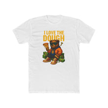 Load image into Gallery viewer, I Love the Dough Bear Unisex Cotton Crew Tee, Funny Graphic Tee, Foodie Shirt, Casual Wear, Gift for Him or Her
