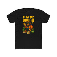 Load image into Gallery viewer, I Love the Dough Bear Unisex Cotton Crew Tee, Funny Graphic Tee, Foodie Shirt, Casual Wear, Gift for Him or Her
