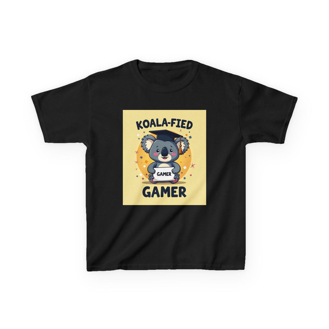 Kids Gamer Tee - Koala-Fied Gamer Shirt, Fun T-Shirt for Gaming Kids, Birthday Gift, Playtime Apparel, Cute Kids Clothes