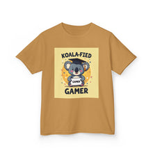 Load image into Gallery viewer, Kids Gamer Tee - Koala-Fied Gamer Shirt, Fun T-Shirt for Gaming Kids, Birthday Gift, Playtime Apparel, Cute Kids Clothes

