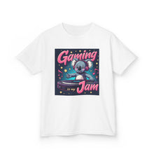 Load image into Gallery viewer, Gaming Jam Kids Tee - Playful Fun T-Shirt for Young Gamers, Birthday Gift, Cool Casual Wear, Gaming Enthusiast Shirt, Fun Kids Apparel
