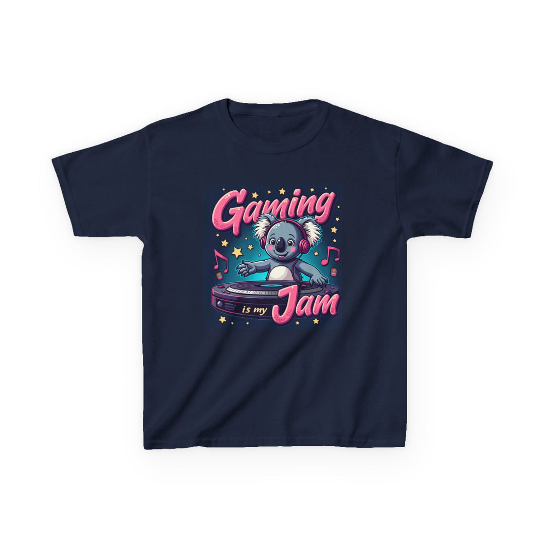Gaming Jam Kids Tee - Playful Fun T-Shirt for Young Gamers, Birthday Gift, Cool Casual Wear, Gaming Enthusiast Shirt, Fun Kids Apparel