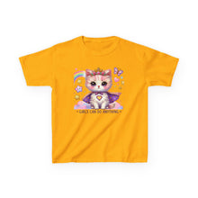 Load image into Gallery viewer, Girls Can Do Anything Kids Tee Empowering Cute Cat Gamer Shirt
