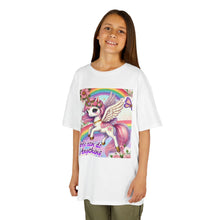 Load image into Gallery viewer, Magical Unicorn Kids Tee: Girls Can Do Anything Rainbow Shirt
